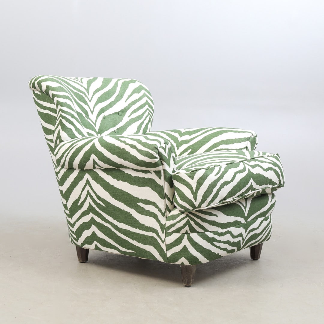 Josef frank fåtölj zebra